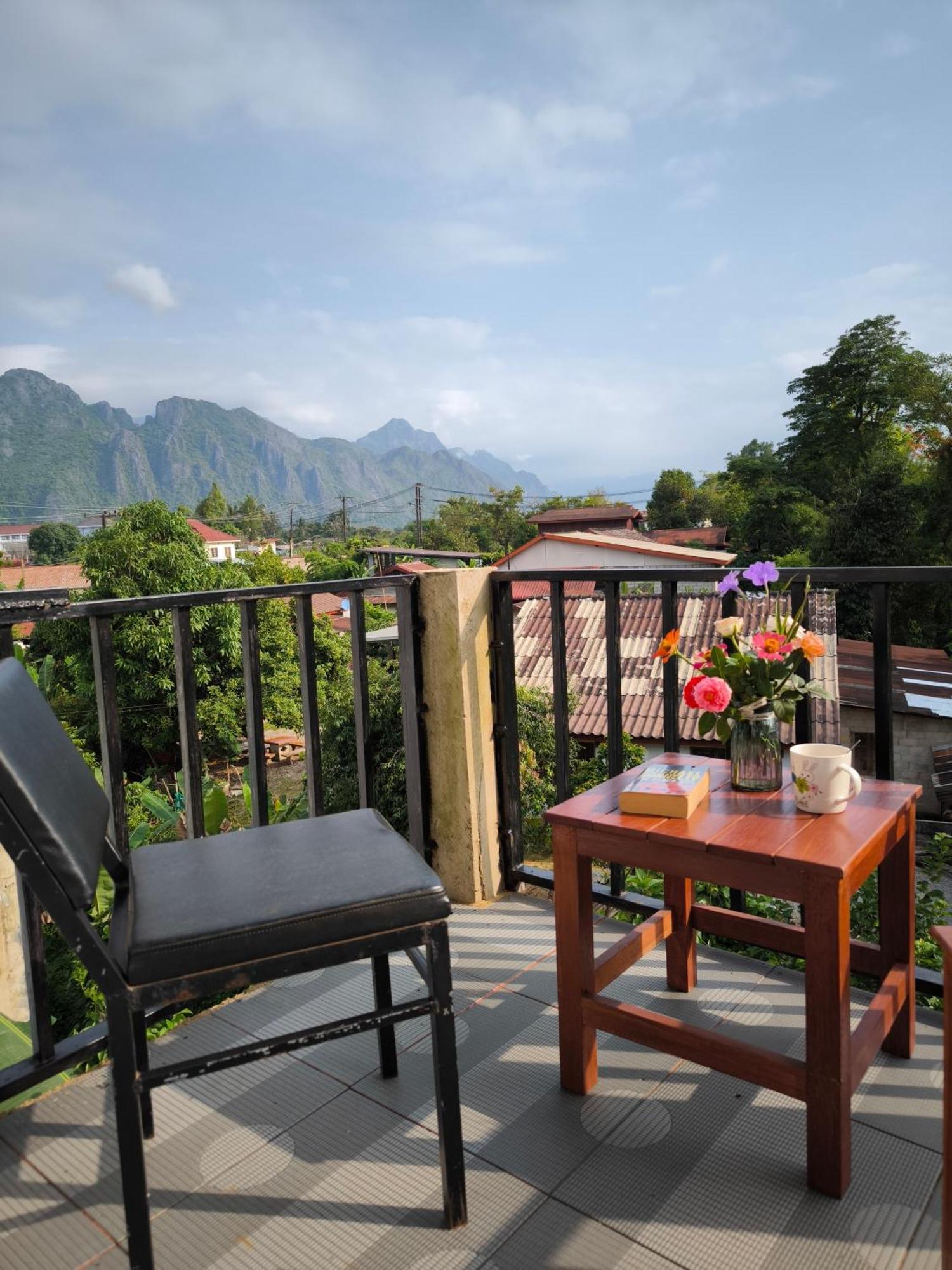Dok Champa Resort วังเวียง ภายนอก รูปภาพ