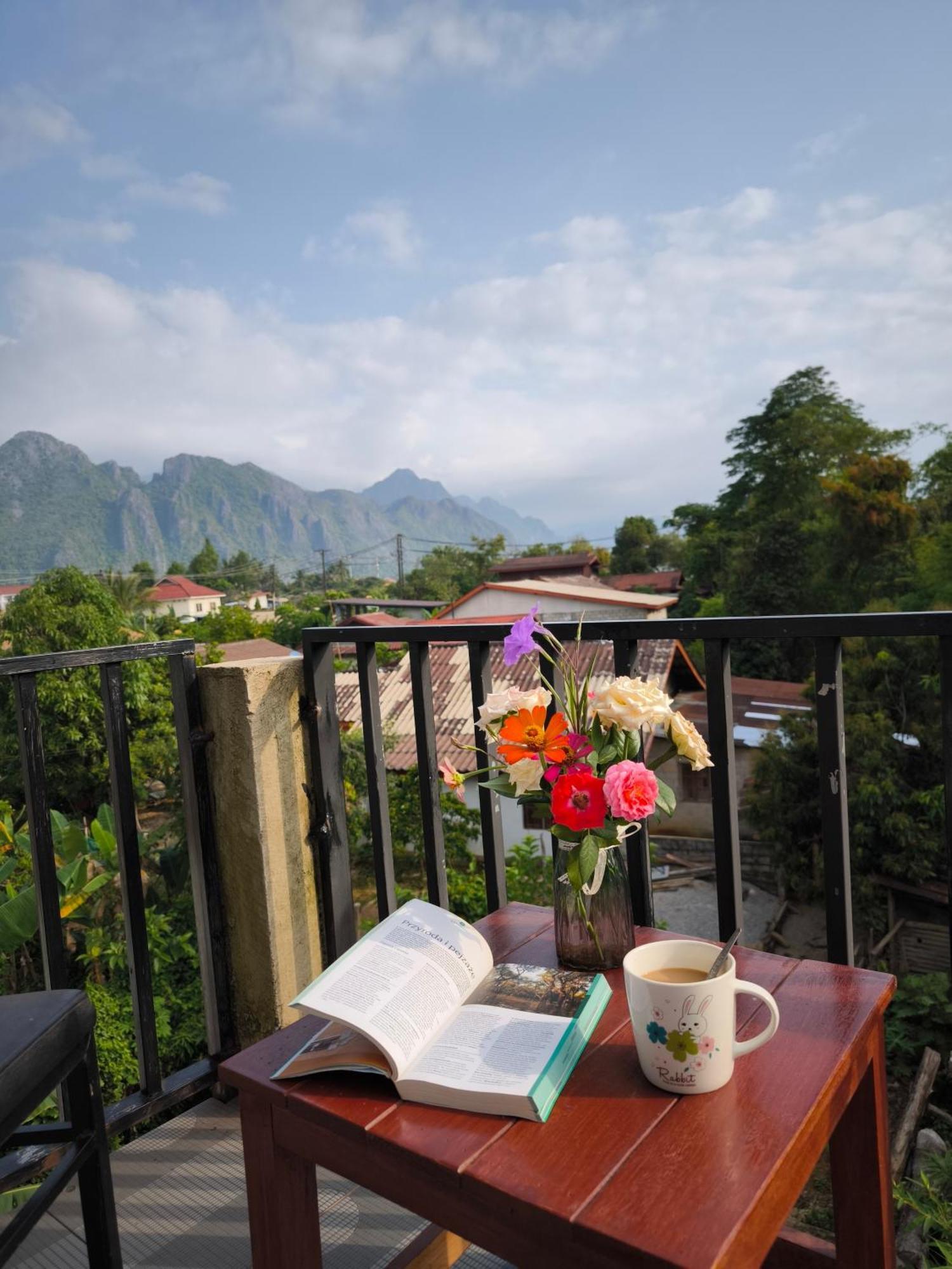 Dok Champa Resort วังเวียง ภายนอก รูปภาพ